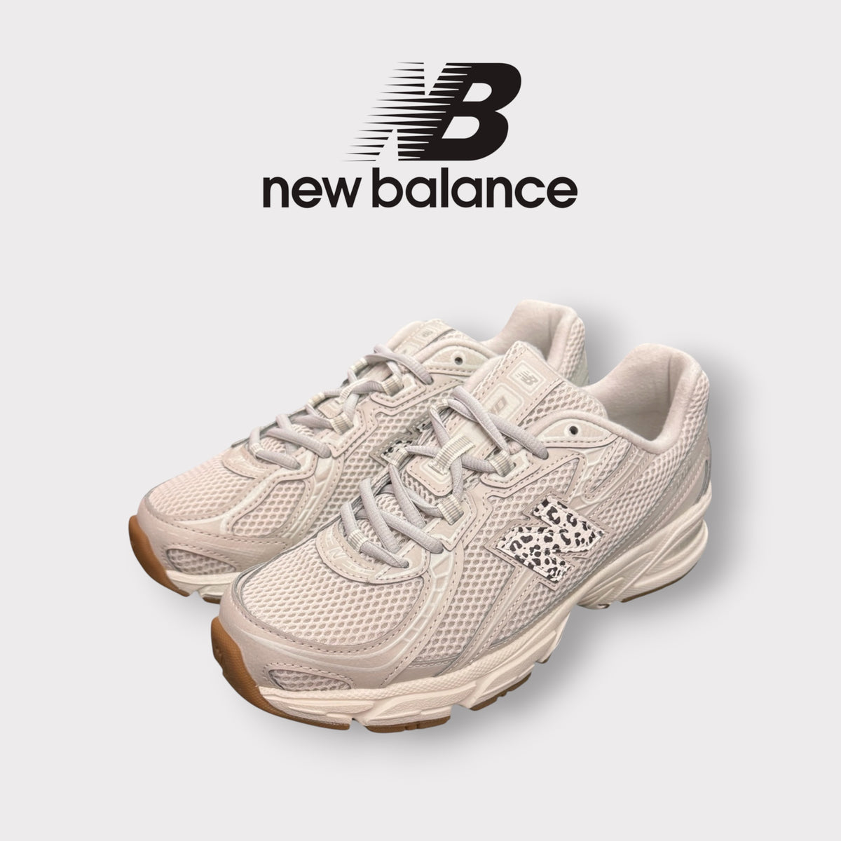 NEW BALANCE 740 - con logo leopardato, Col.Grigio