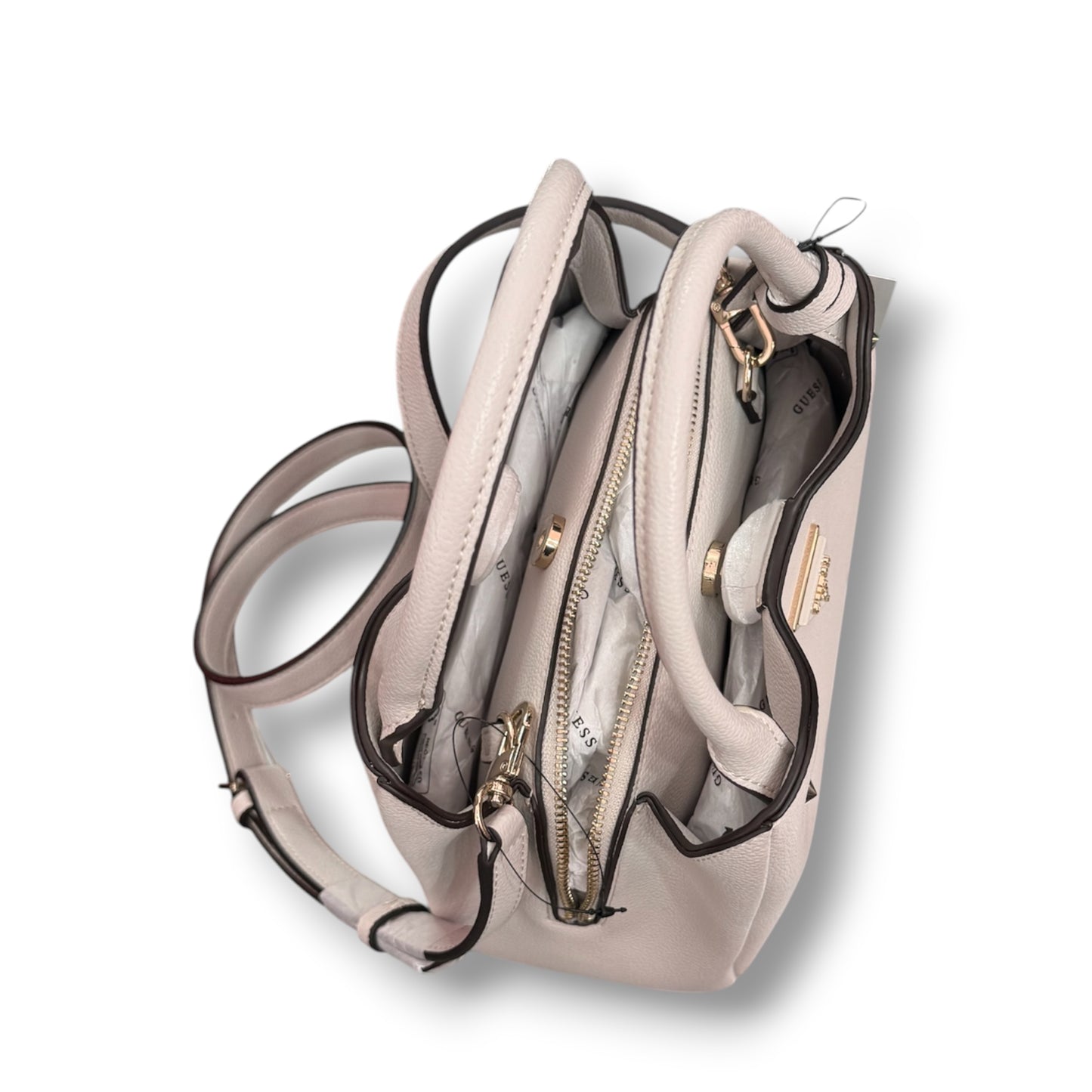 GUESS- Borsa Donna, Group:MERIDIAN II, Col.IVORY
