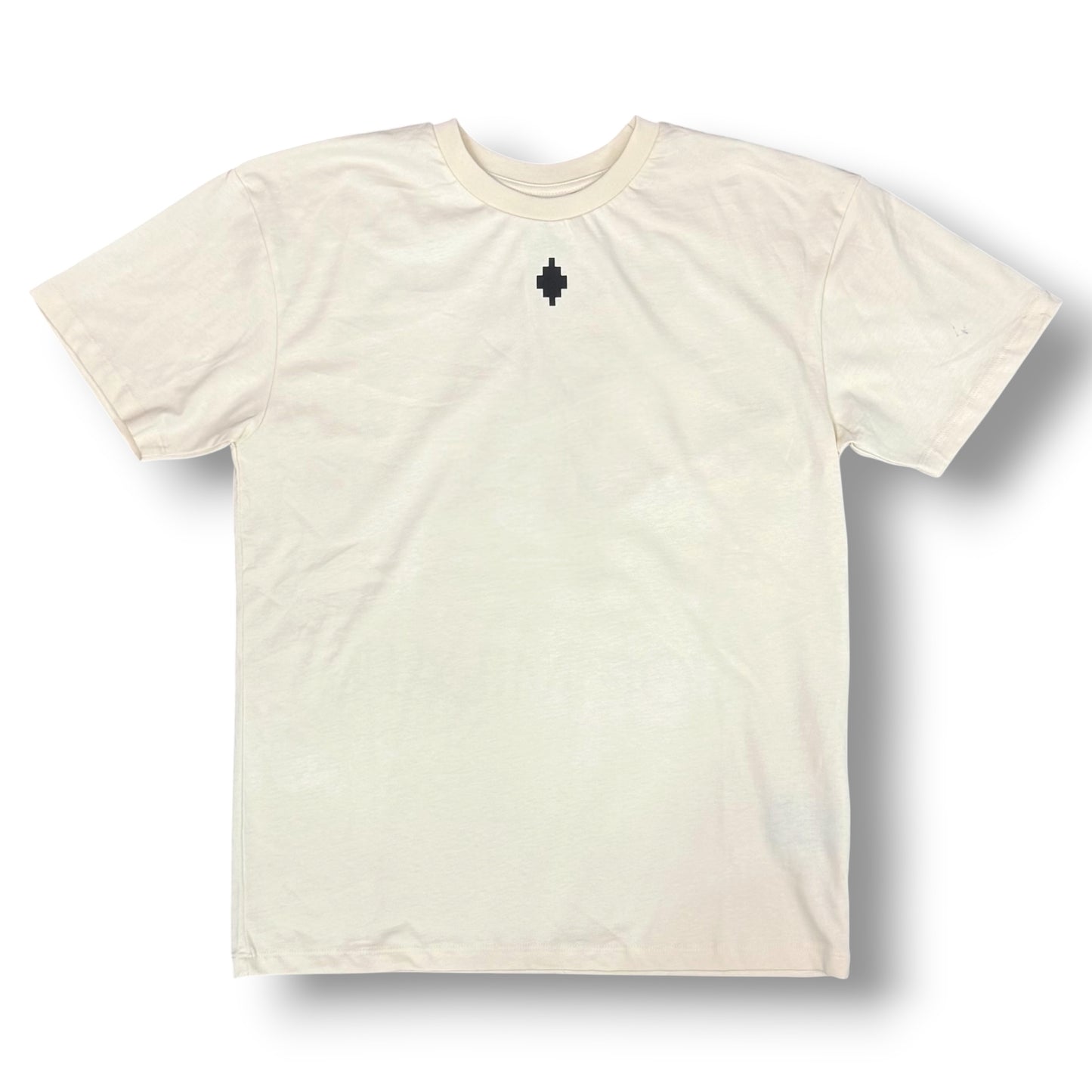 COUNTY OF MILAN- T-Shirt Uomo, (veste comoda), con stampa schienale, Col.Beige