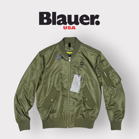 Giubbotto BLAUER Uomo, mod.bomber, Col.Verde
