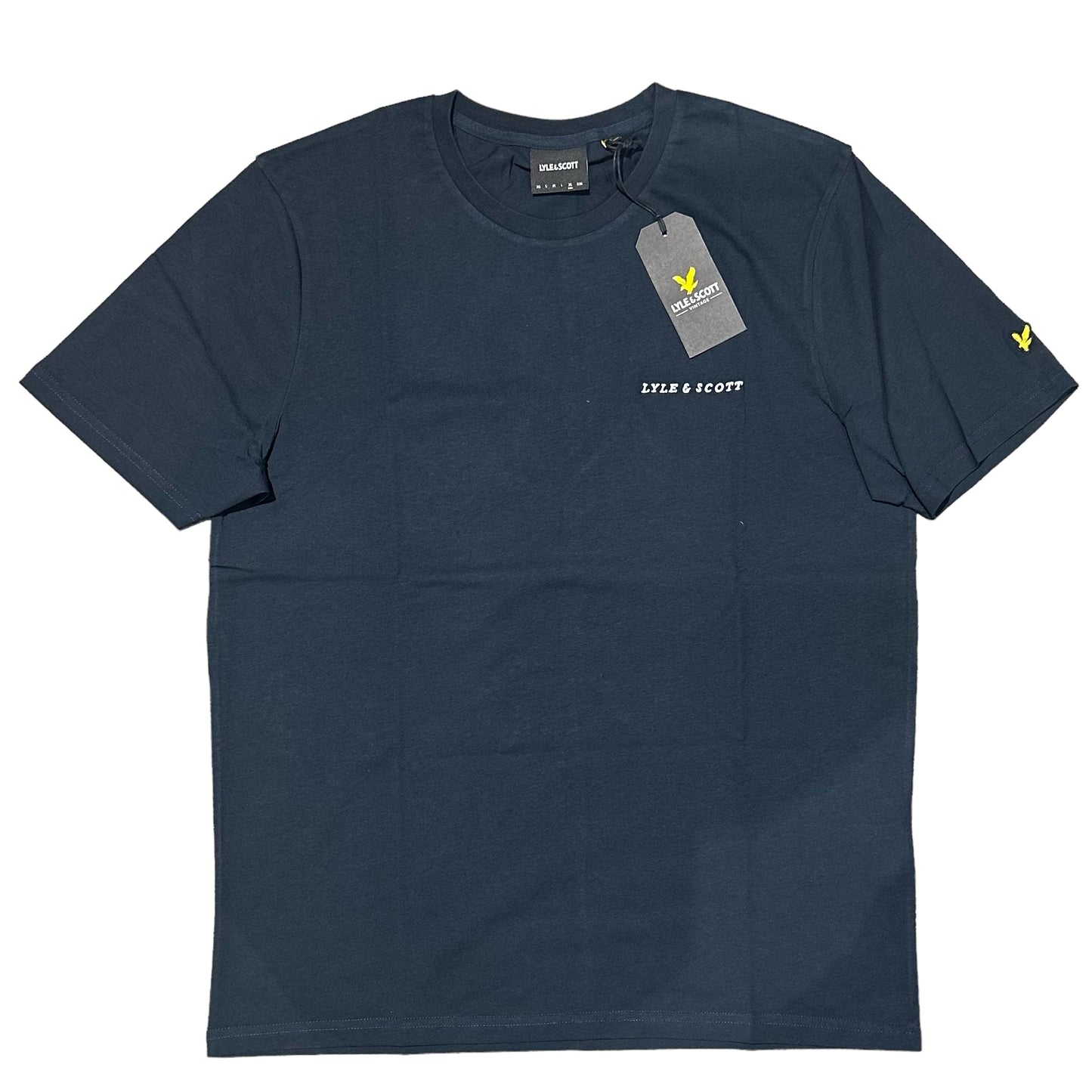 T-shirt Embroidered LYLE & SCOTT 100% cotone, RegulrFit, col.DarkNavy