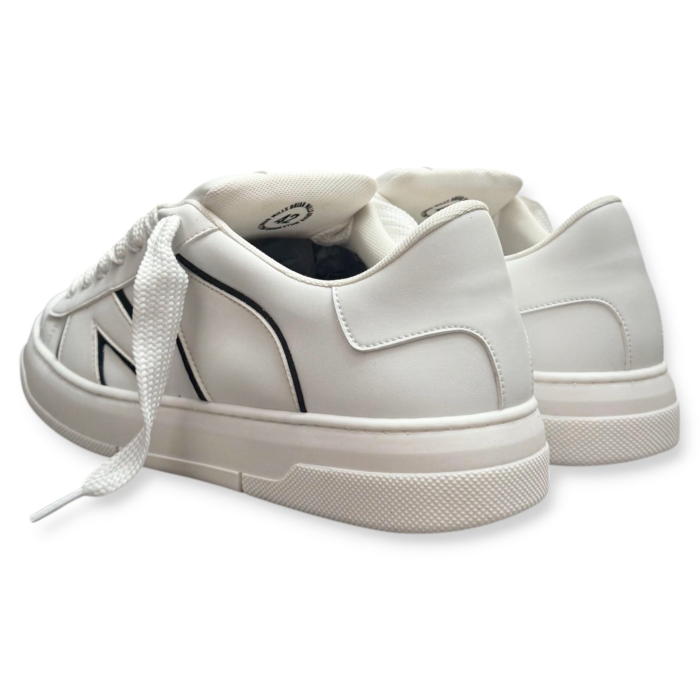 BRIAN MILLS- Scarpe Uomo, mod.1001, Col.Bianco/Nero