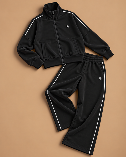GUESS- Tuta completa Donna in neoprene, (Oversize), Col.Nero