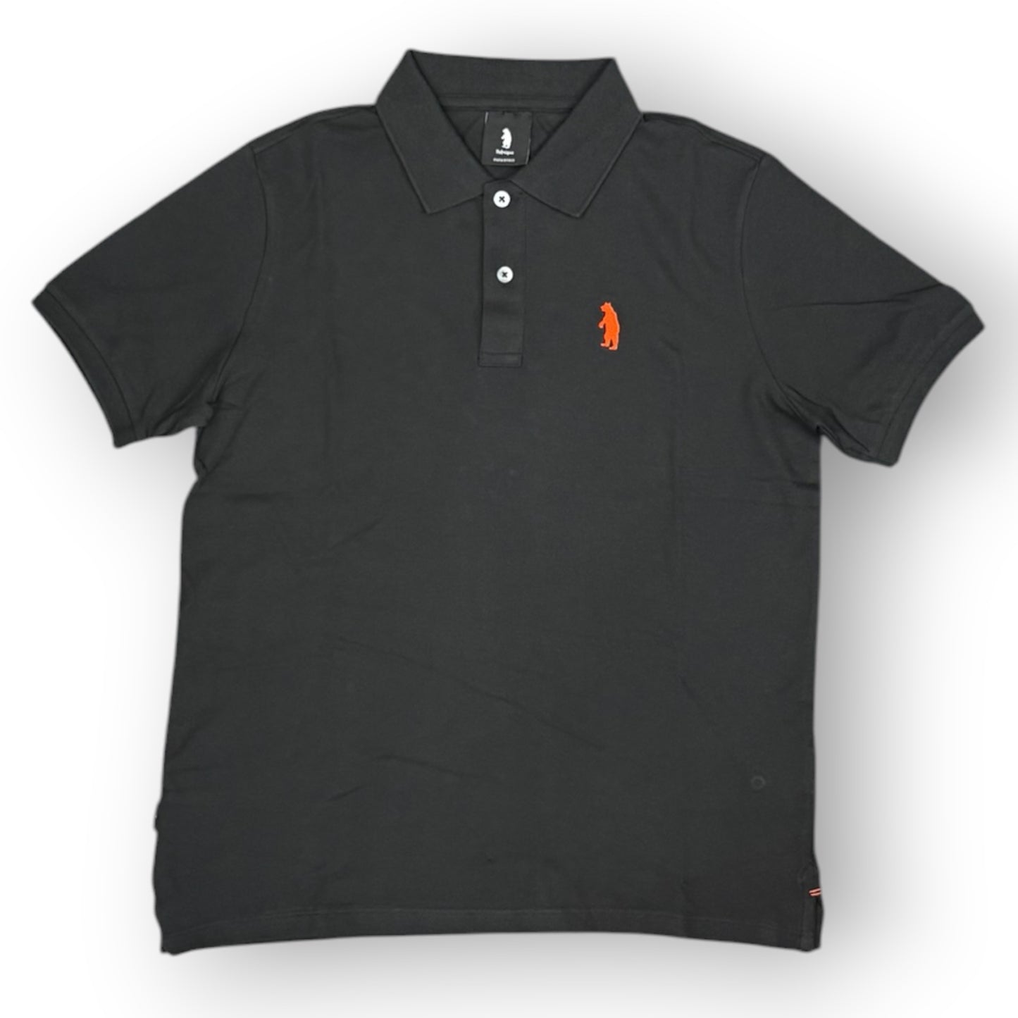 REFRIGUE- Polo Uomo, con logo lato cuore, col.Black