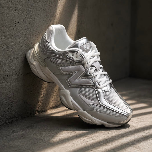 NEW BALANCE 9060- Col.Grigio metallizzato