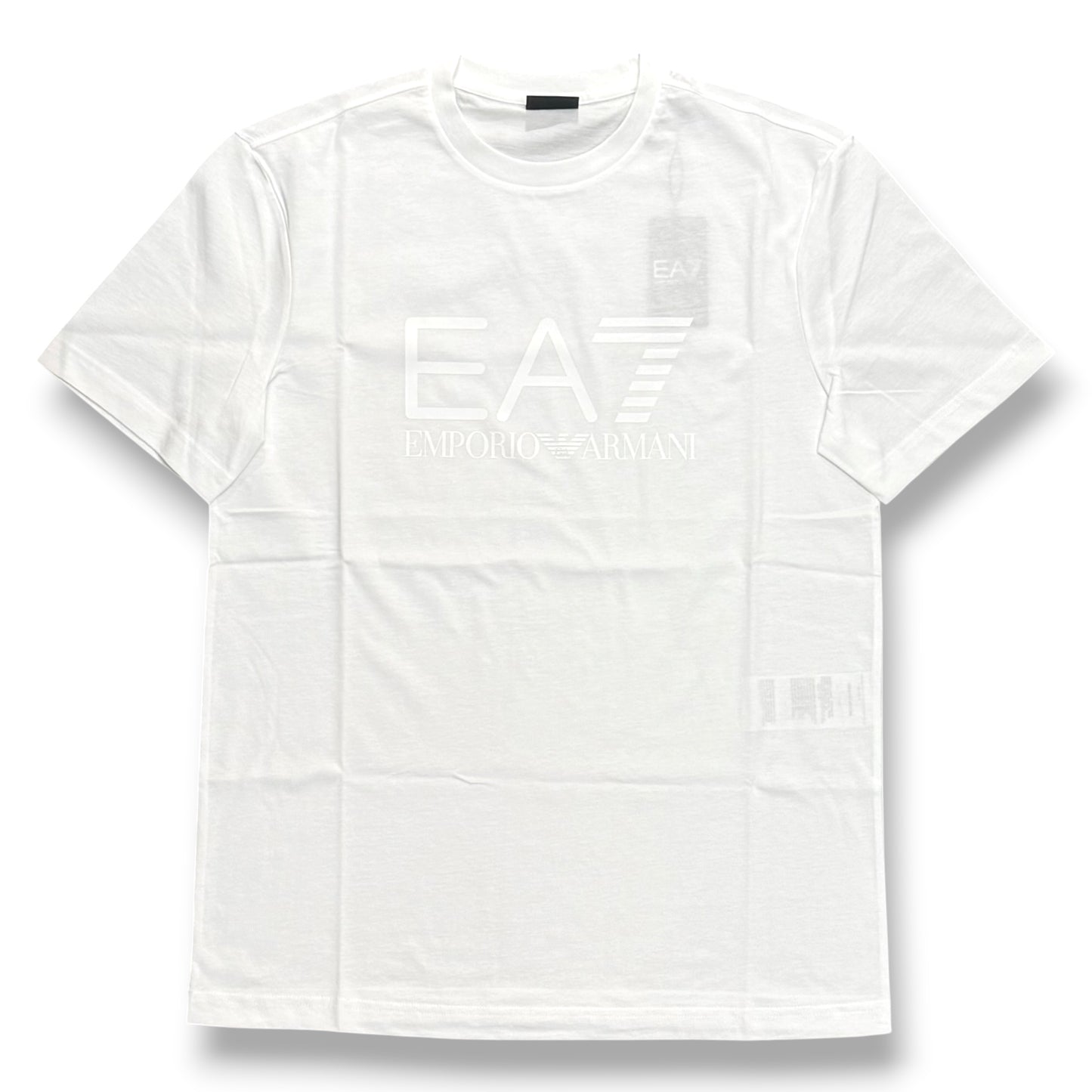 EMPORIO ARMANI- T-shirt Uomo, con stampa frontale, col.Bianco