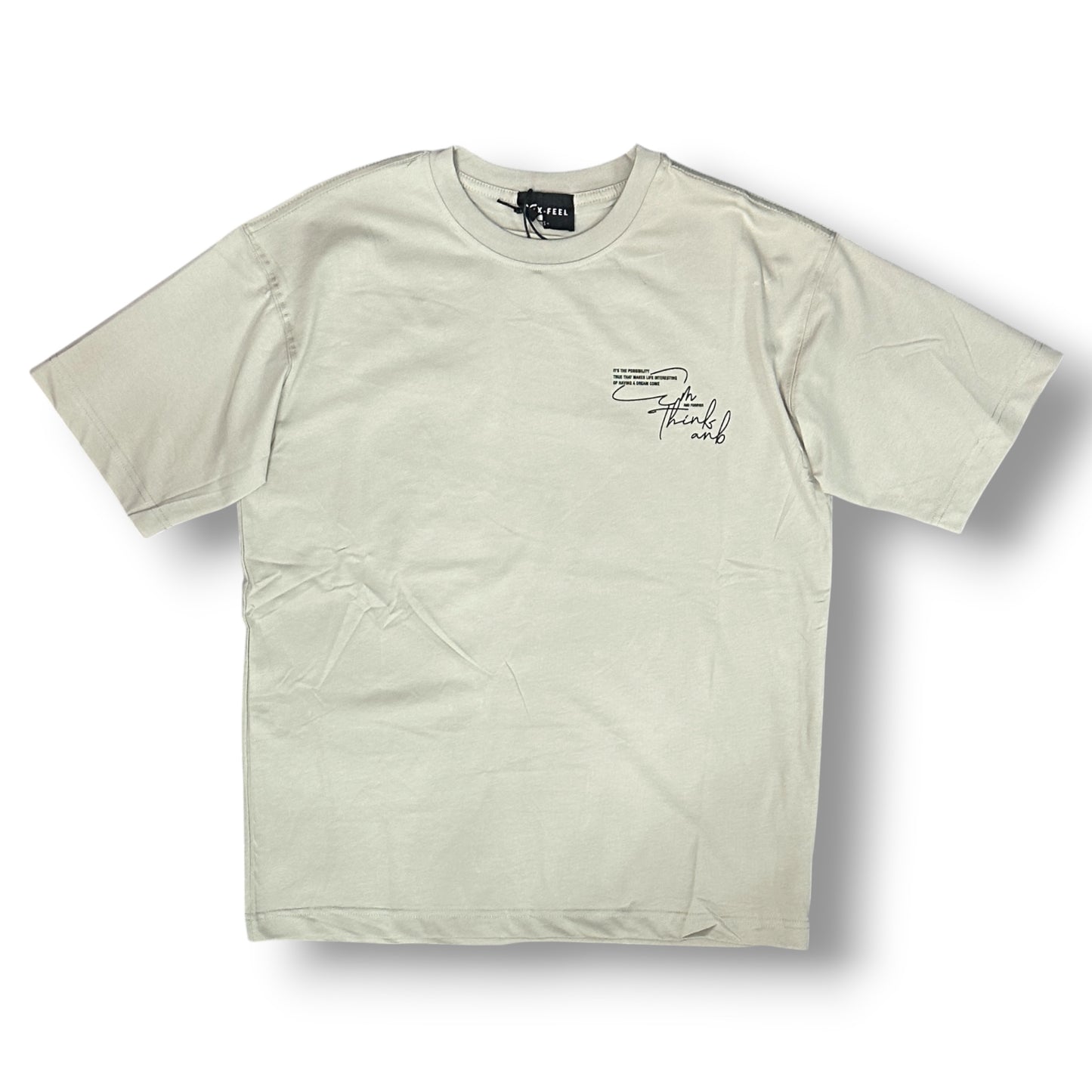 X-FEEL - Completino estivo Uomo con stampa schienale, Col.Beige