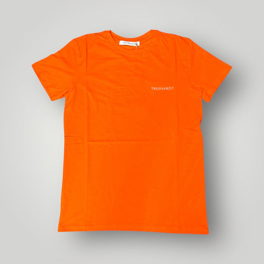 T-shirt TRUSSARDI, con stampa lato cuore, Col.Arancione