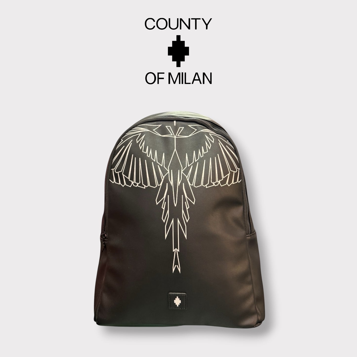COUNTY OF MILAN - Zaino Uomo in pelle, Col.Nero