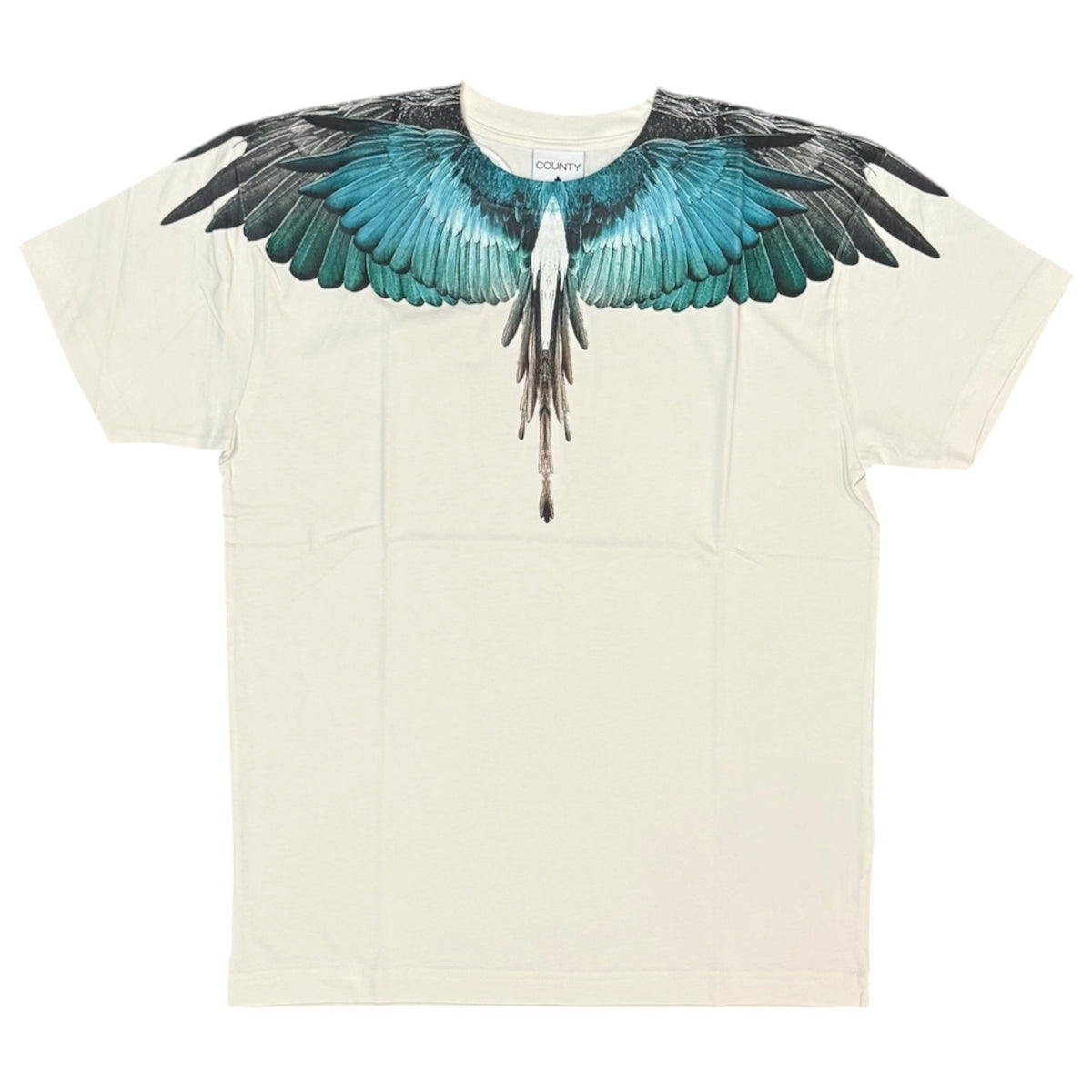 COUNTY OF MILAN- T-Shirt Uomo, (veste comoda), Col.Panna