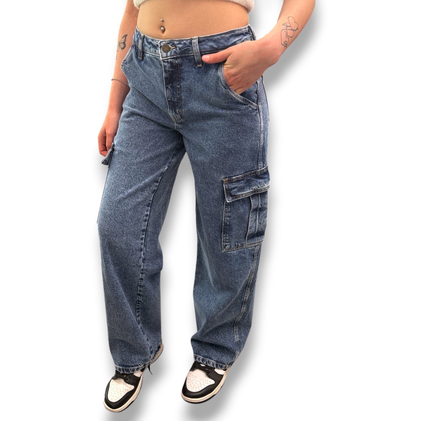 GUESS JEANS - Pantalone Donna, mod.Cargo, (L30)