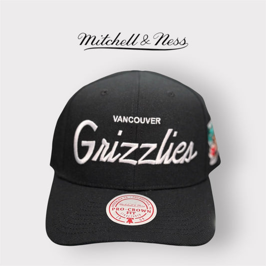 MITCHELL&NESS-Cappello VANCOUVER GRIZZLIES, Col.Nero