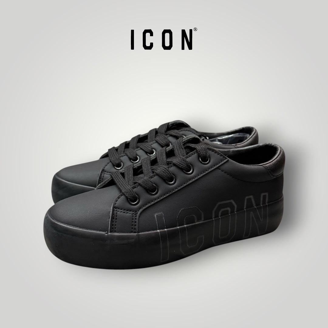 ICON- Scarpe Unisex con logo laterale, col.Nero