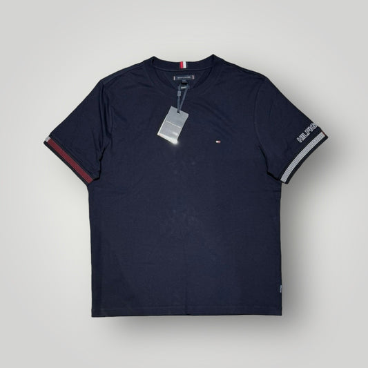 T-shirt TOMMY HILFIGER Uomo Blu con dettagli sulle maniche , RegularFit