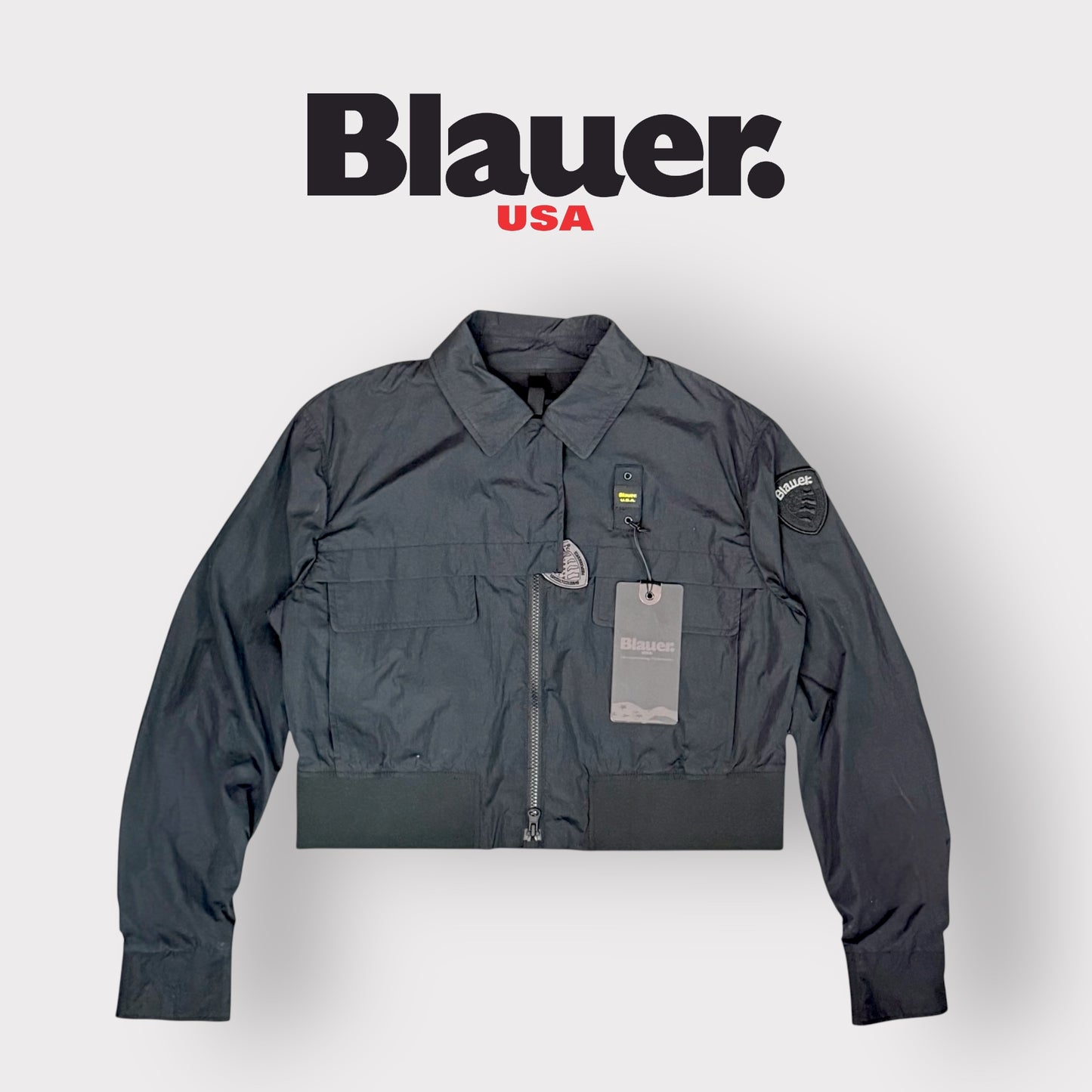 Blauer Donna, giubbotto, mod.Crop, Col.Nero