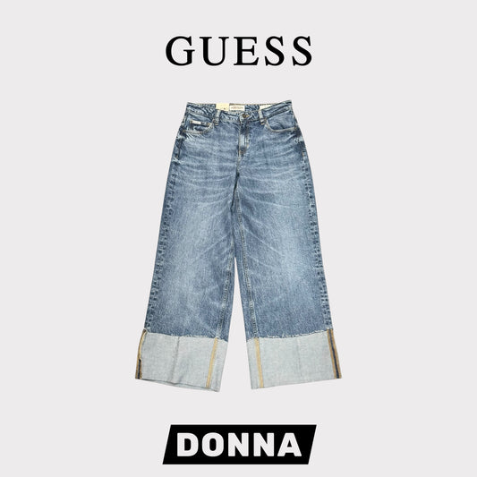 GUESS JEANS - Pantalone Donna, mod.Wide Leg, (L30)