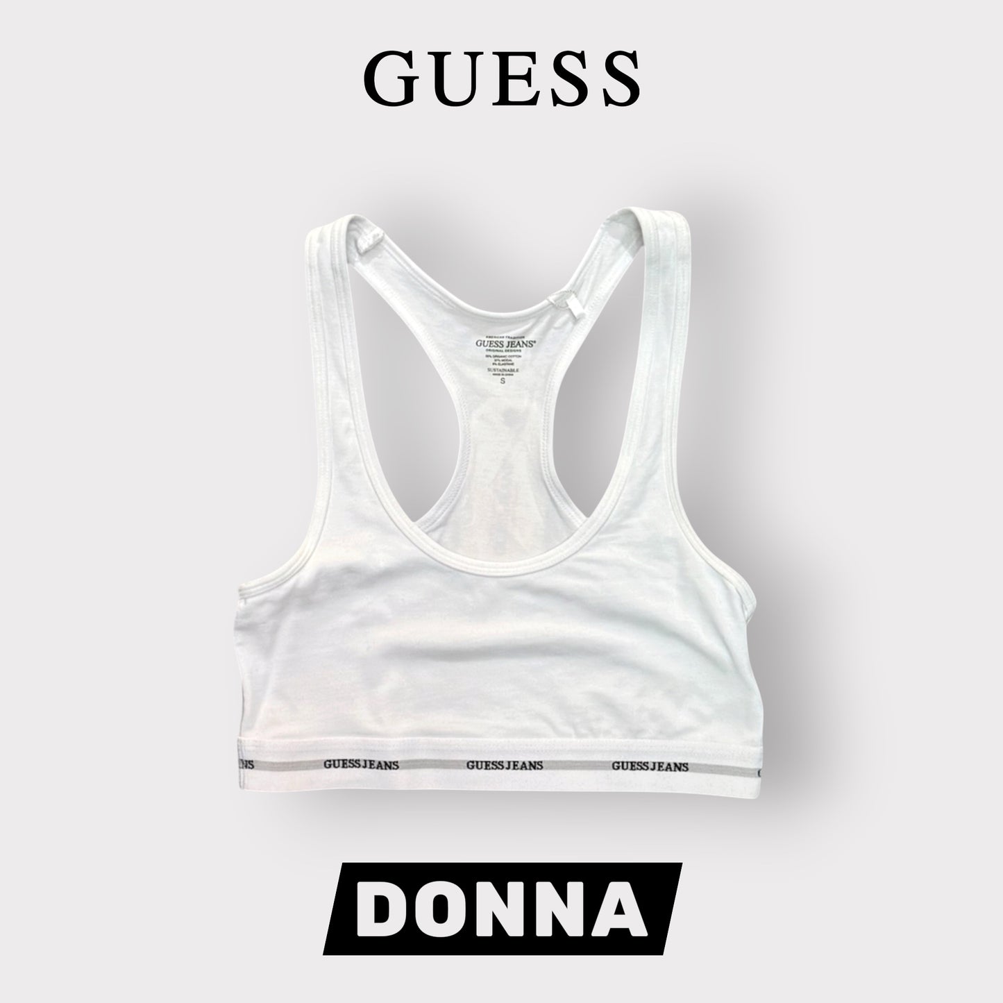 GUESS JEANS- Reggiseno, Col.Bianco
