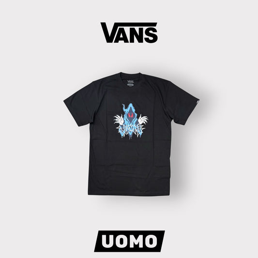 VANS- T-Shirt Uomo Classic Fit con stampa frontale, Col.Nero