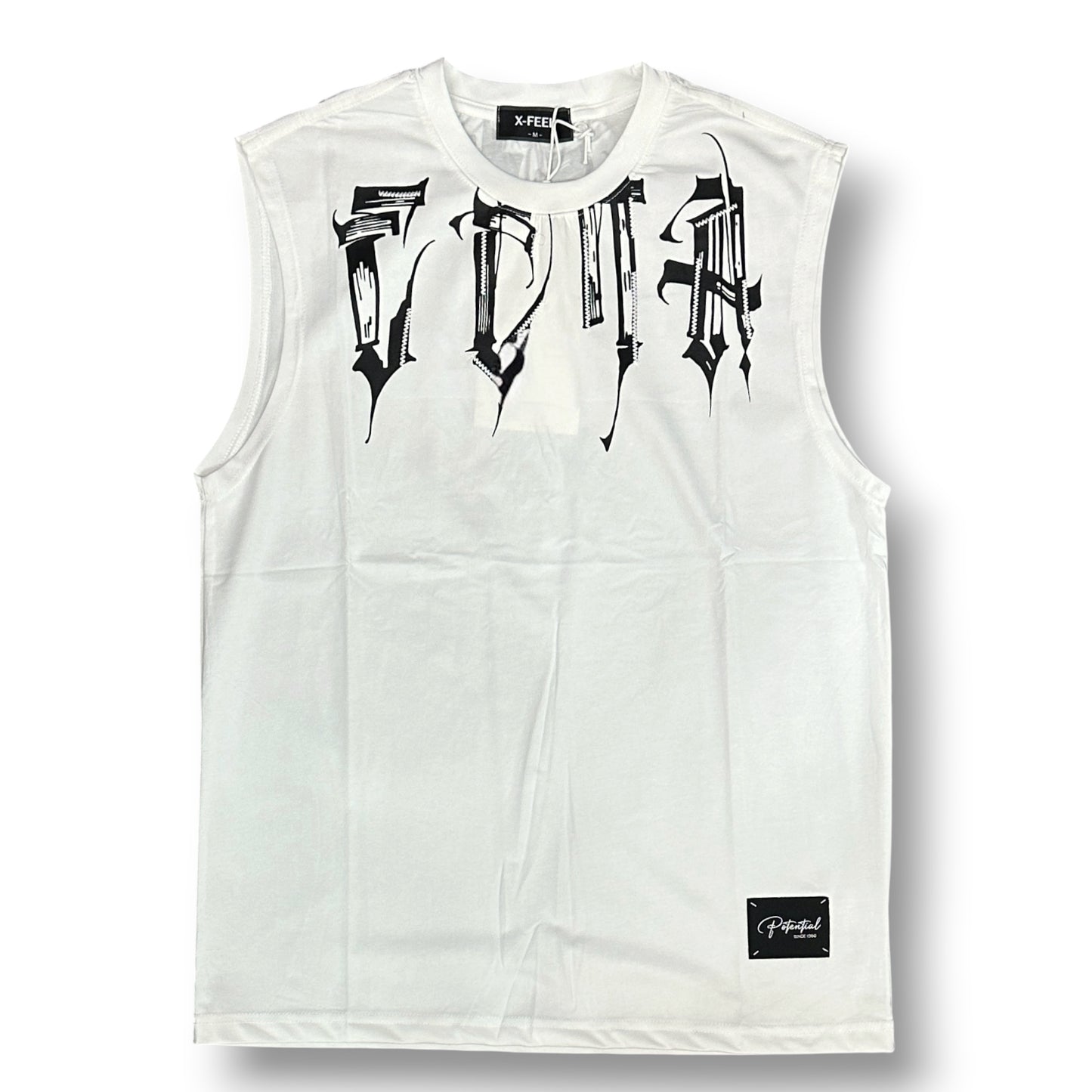 X-FEEL - Completino estivo Uomo con stampa schienale, Col.Bianco