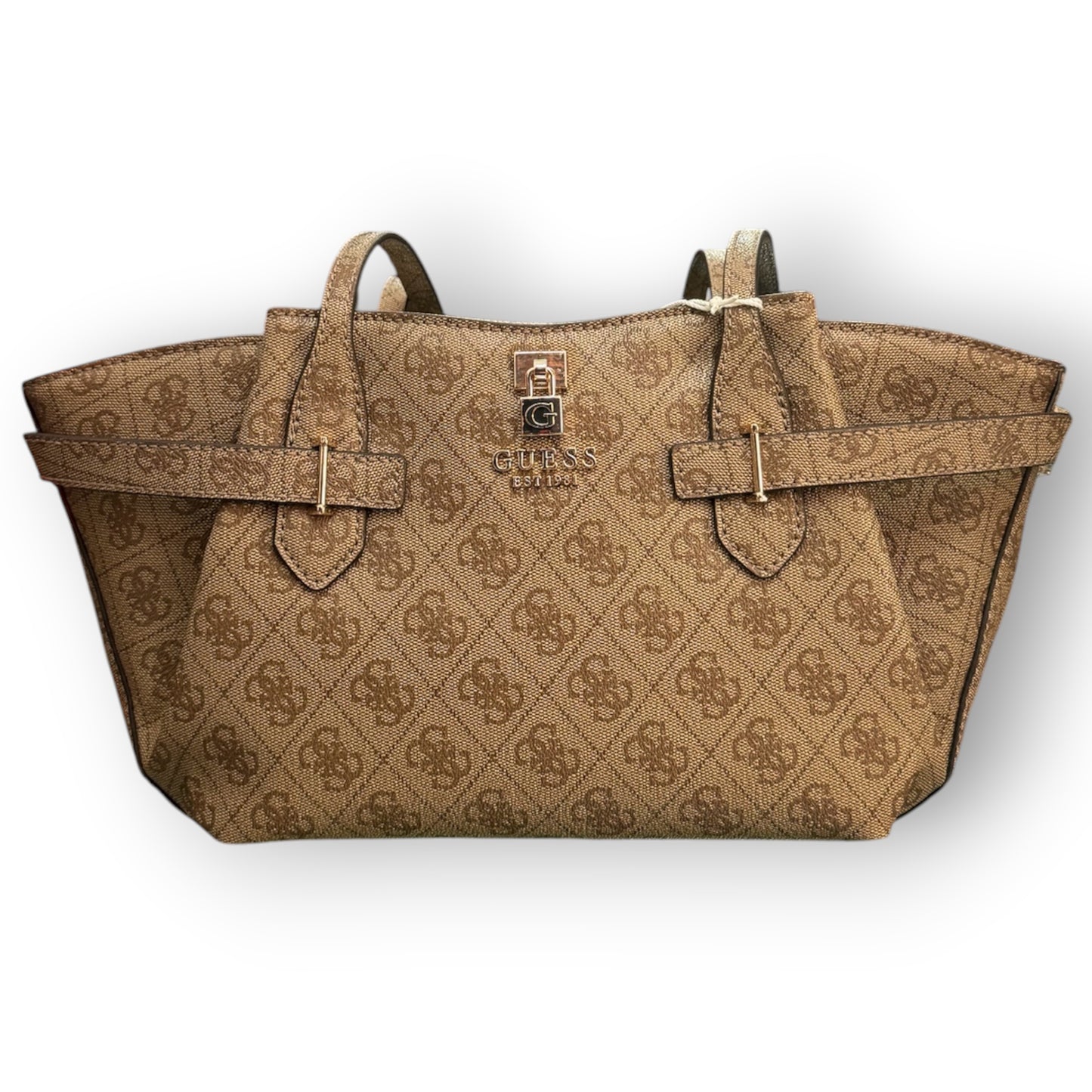 GUESS- Borsa Donna, Group:YESBA, Col.LATTE LOGO