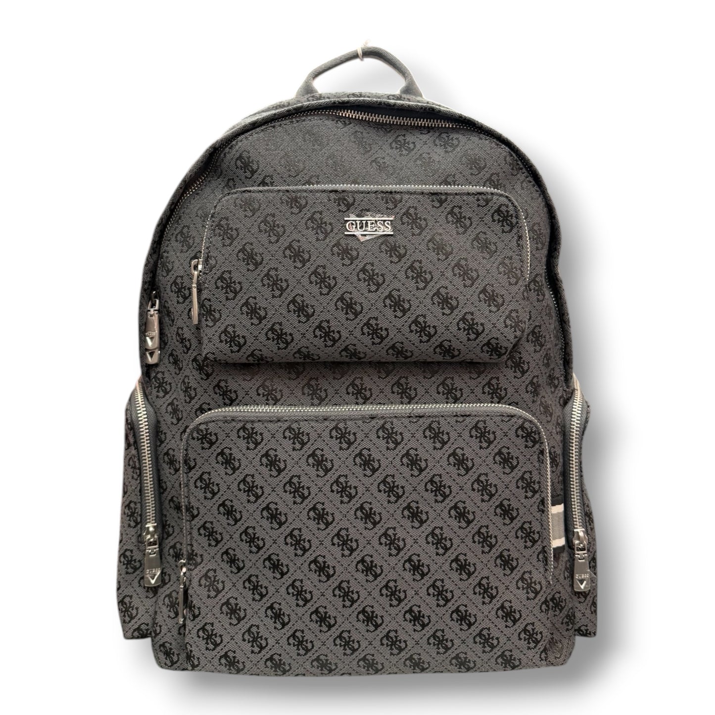 GUESS- Zaino Uomo, logato, Col.Grigio Scuro