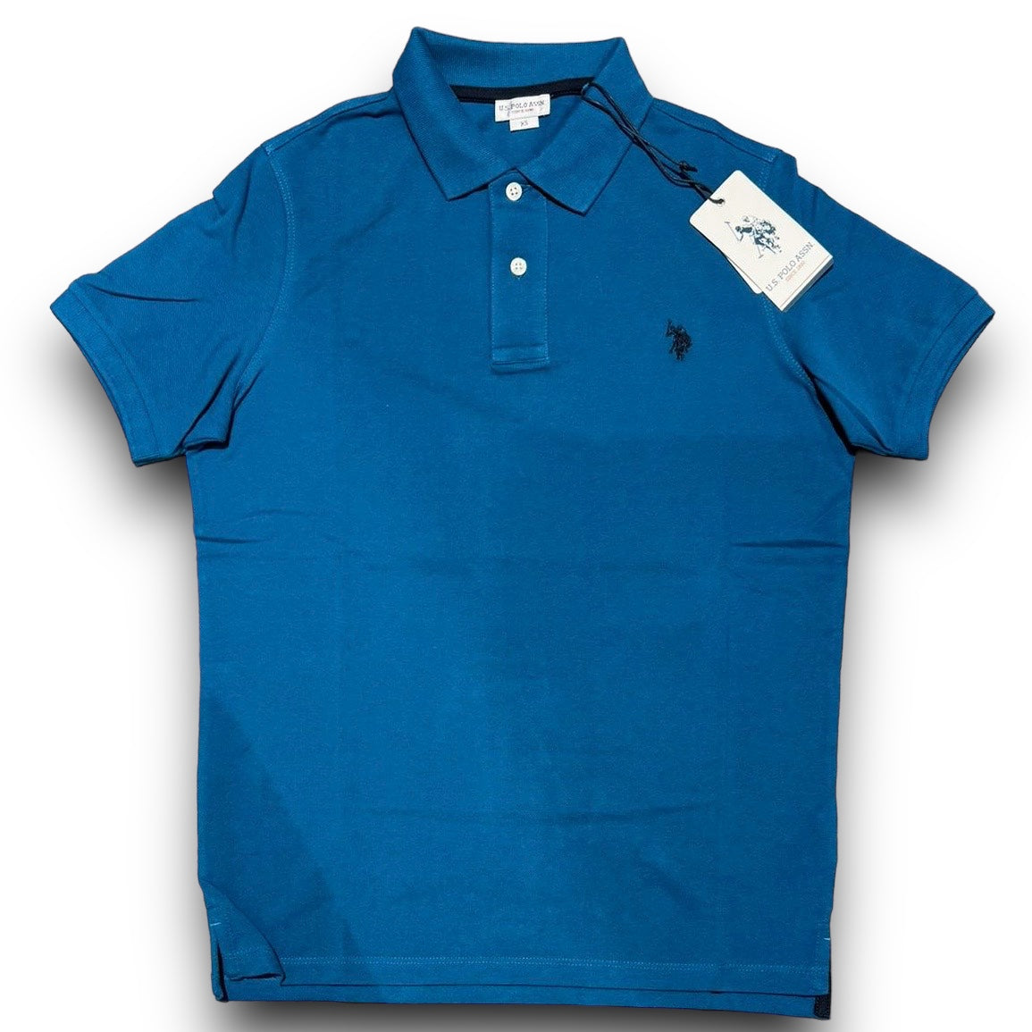 Polo U.S.POLO ASSN. since 1890 Uomo in piquet, RegulrFit, mod.Basic,  61423, col.ApresNavy