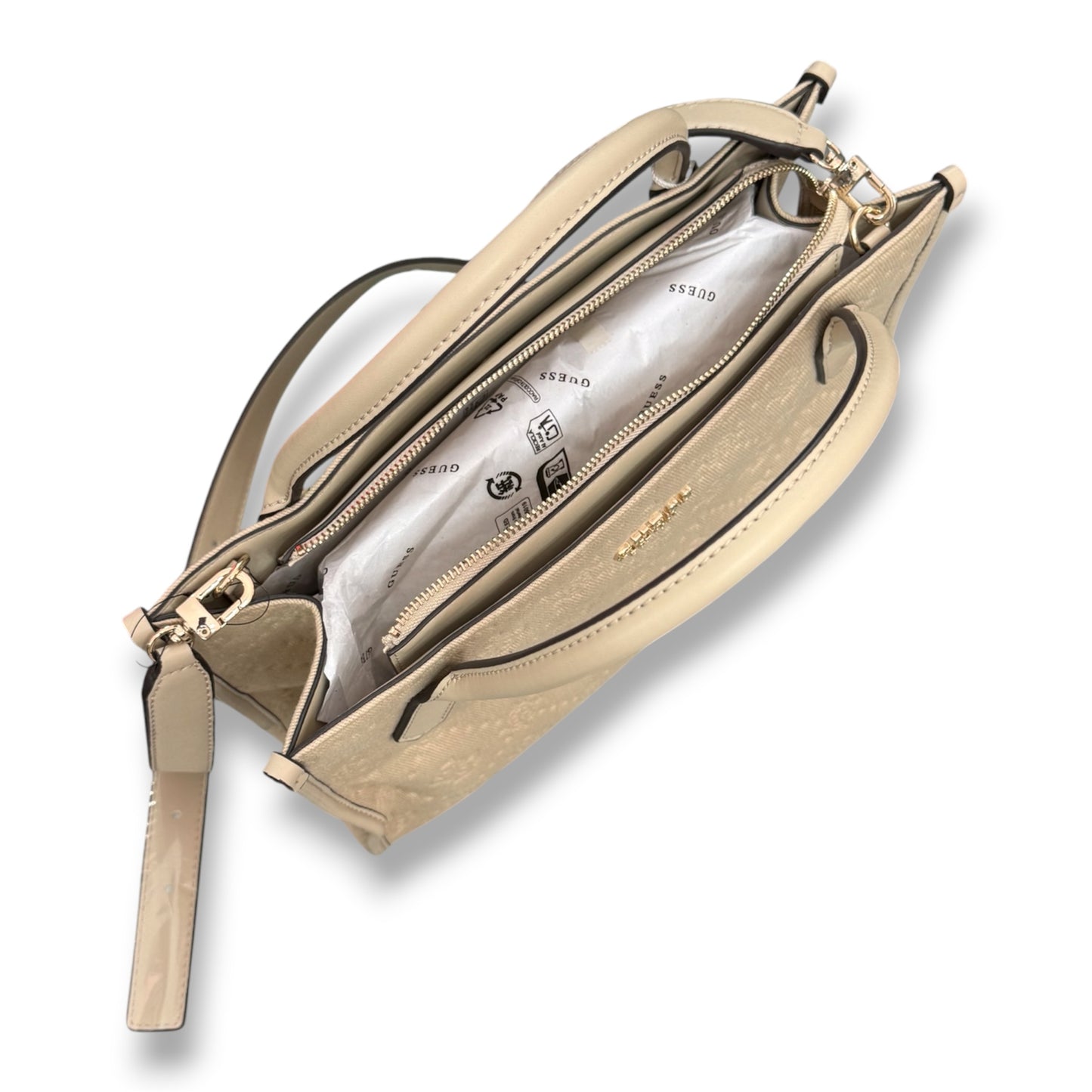 GUESS- Borsa Donna, Group:CAMDEN, Col.COGNAC LOGO