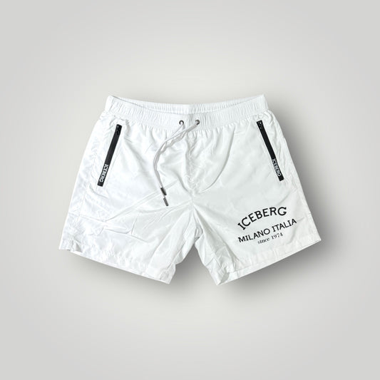 Costume Uomo ICEBERG BEACHWEAR, Col.Bianco MOD.(ICEGMBM19)-(veste piccolo)