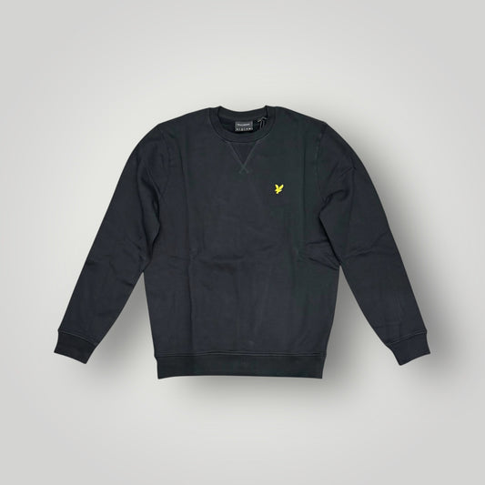 Felpa LYLE&SCOTT girocollo in tex.felpato,col.Nero
