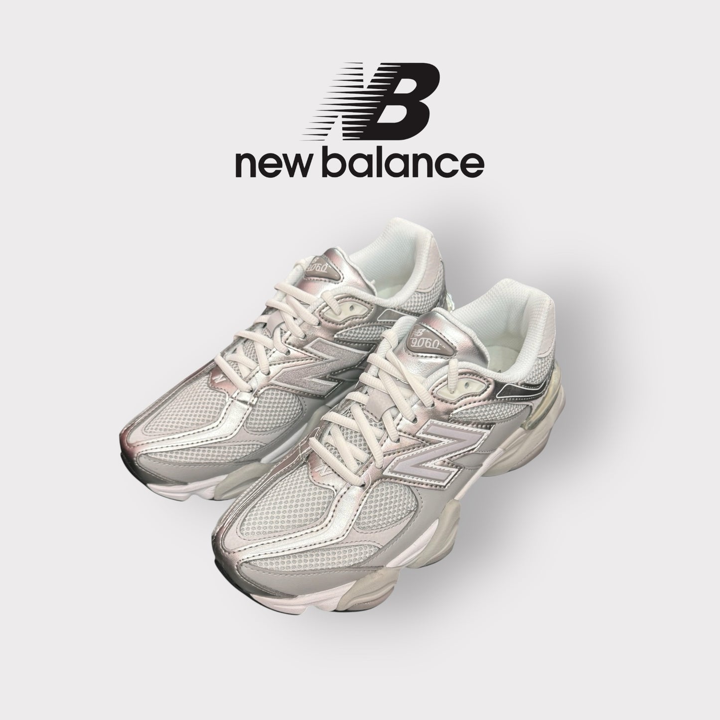 NEW BALANCE 9060- Scarpe Uomo ,Col.Bianco/Argento
