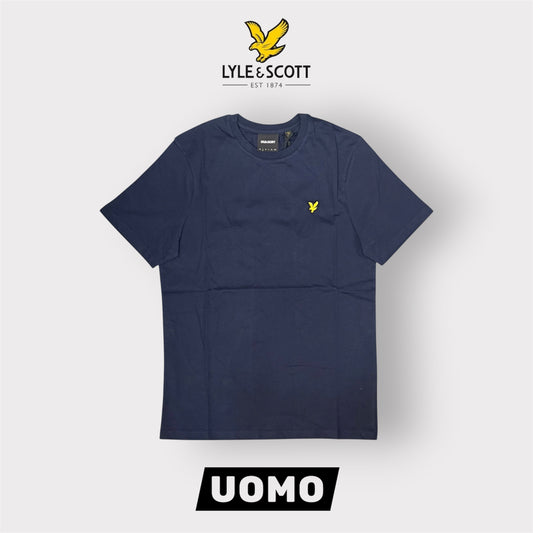 LYLE & SCOTT- T-Shirt Uomo Regular Fit, Col.Navy