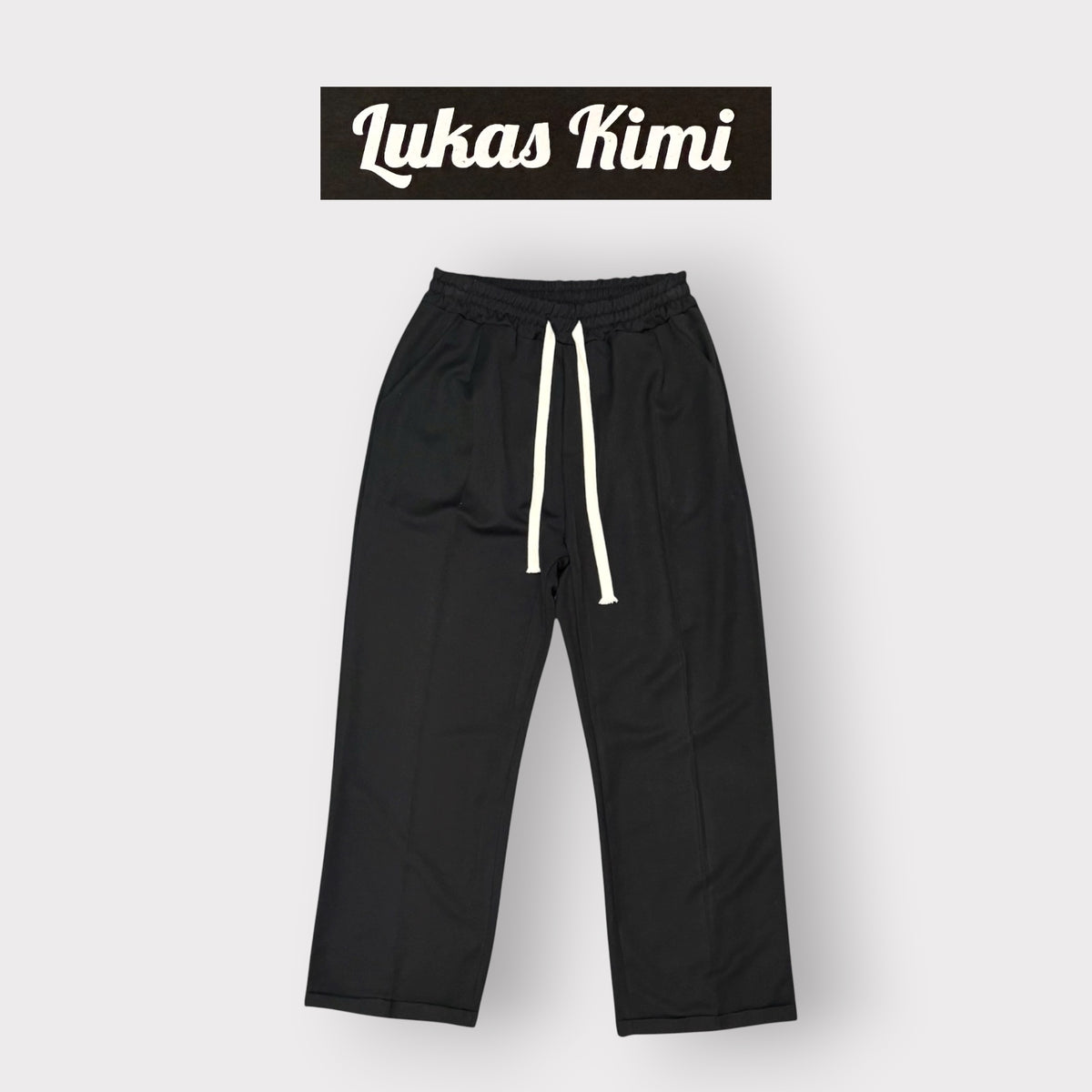 LUKAS KIMI - Pantalone Uomo, mod.Baggy, Col.Nero