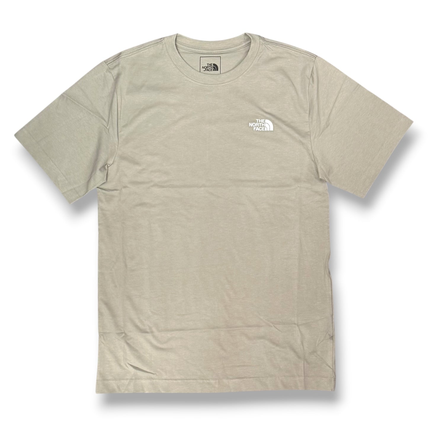 THE NORTH FACE- T-Shirt Uomo con logo ricamato lato cuore, Col.Tortora