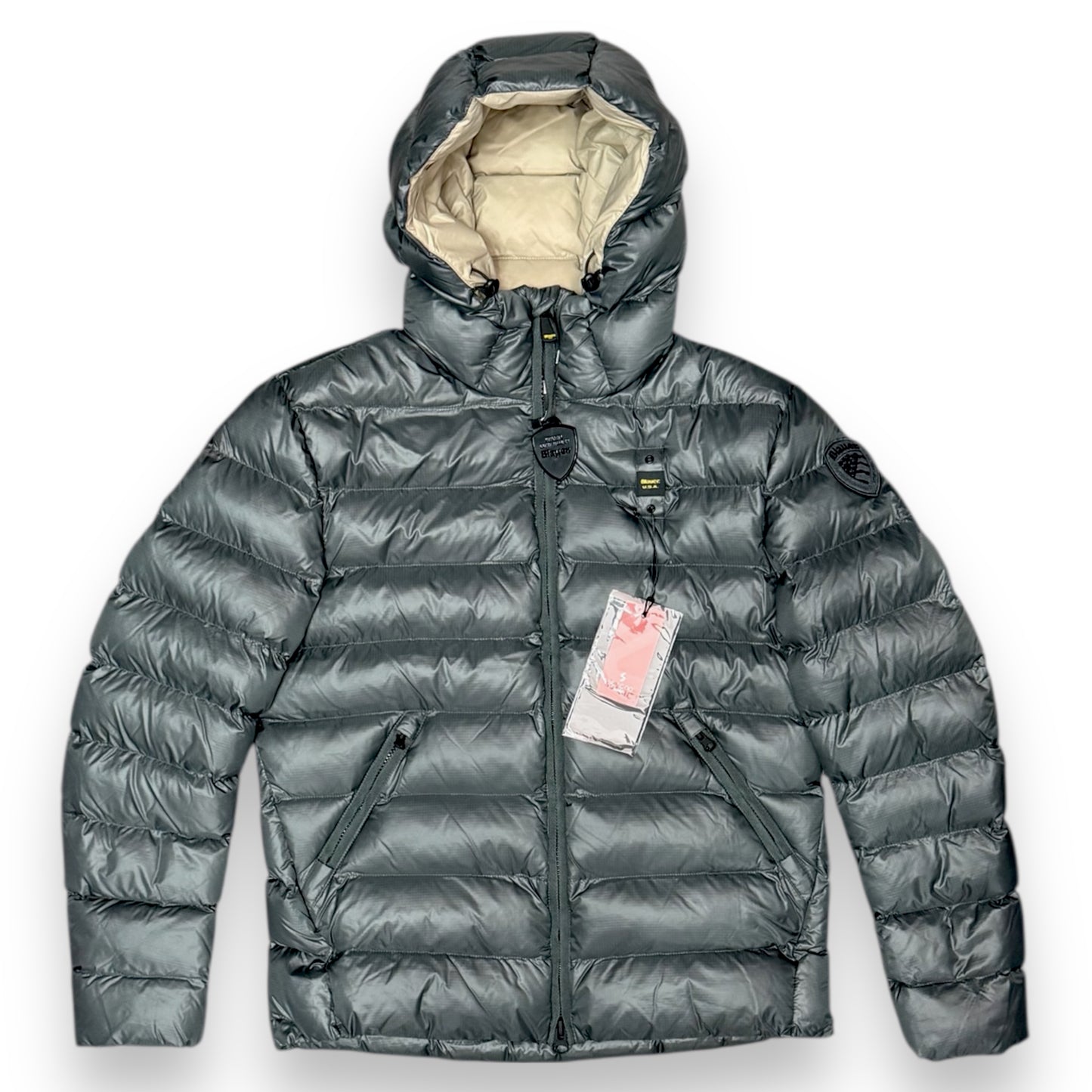 Giubbotto BLAUER imbott.Ovatta, Col.Piombo