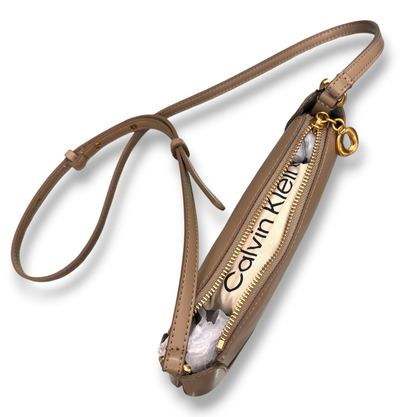 CALVIN KLEIN- Borsa Donna, Col.Beige