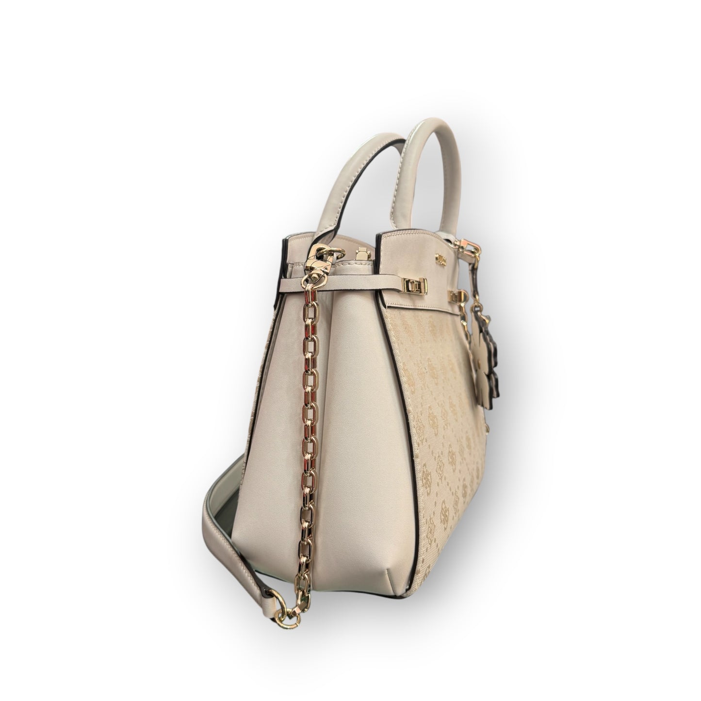 GUESS- Borsa Donna, Group:MELINDA LOGO, Col.OFF WHITE LOGO