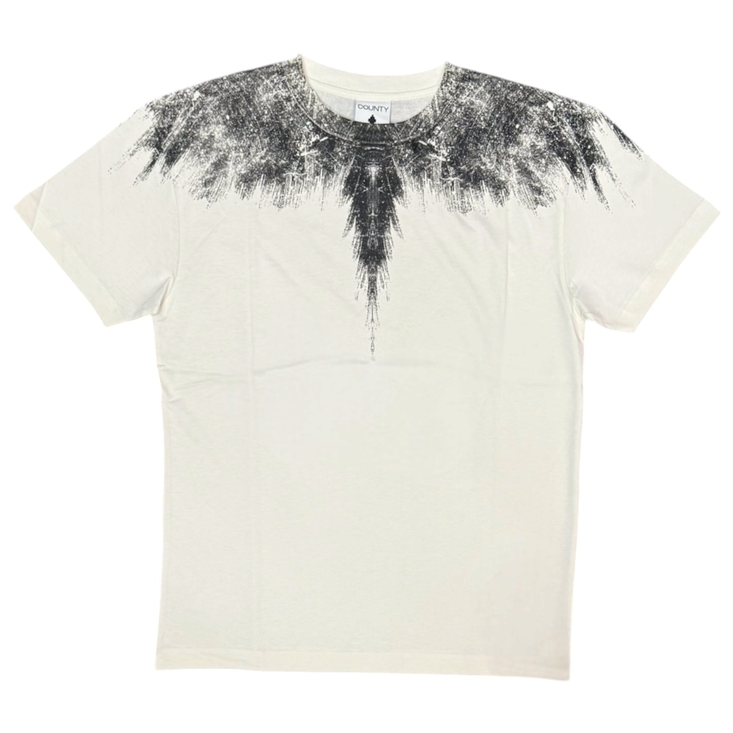 COUNTY OF MILAN- T-Shirt Uomo, (veste comoda), Col.Panna
