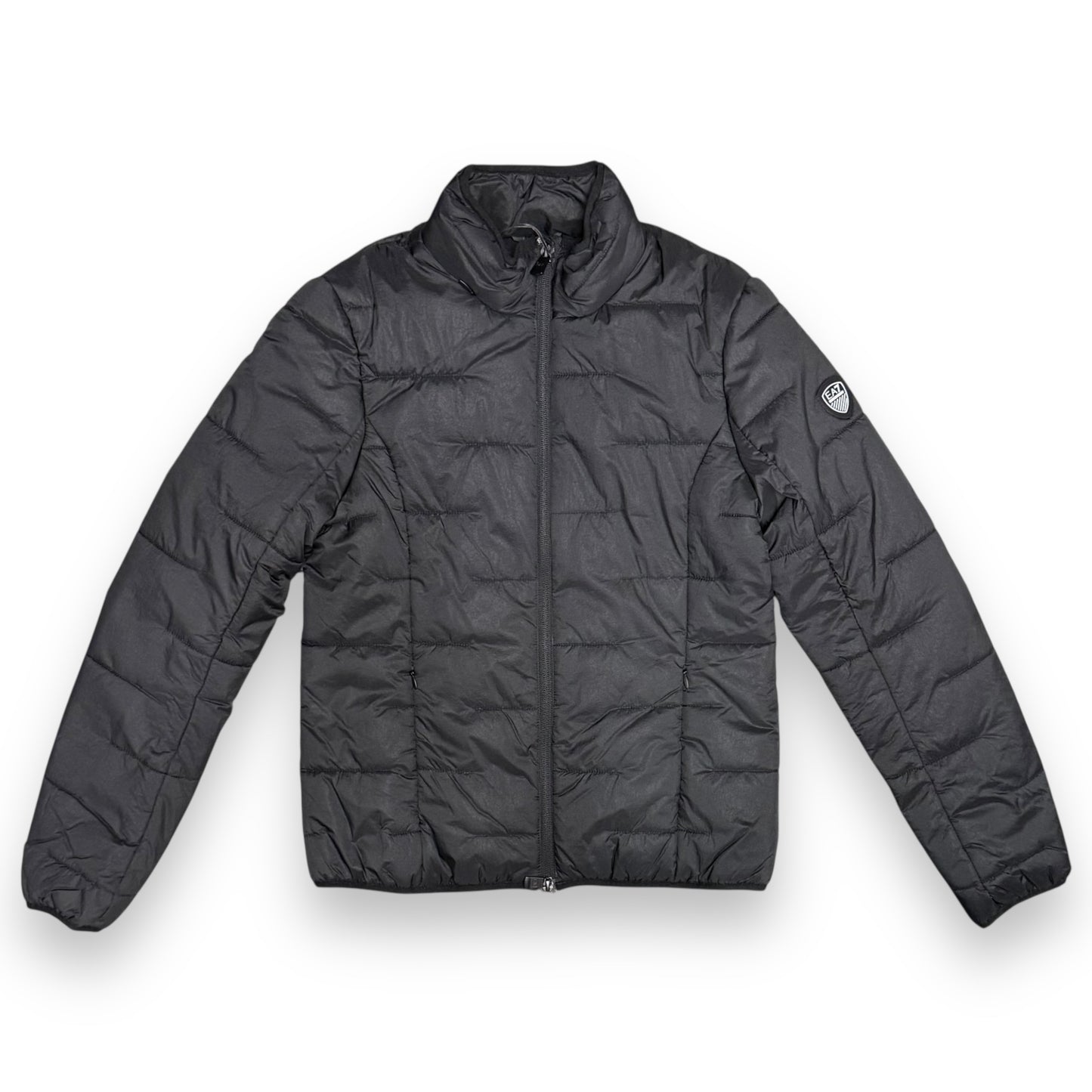 Giubbotto EMPORIO ARMANI Donna, con cappuccio nascosto, col.Nero (blouson jacket)