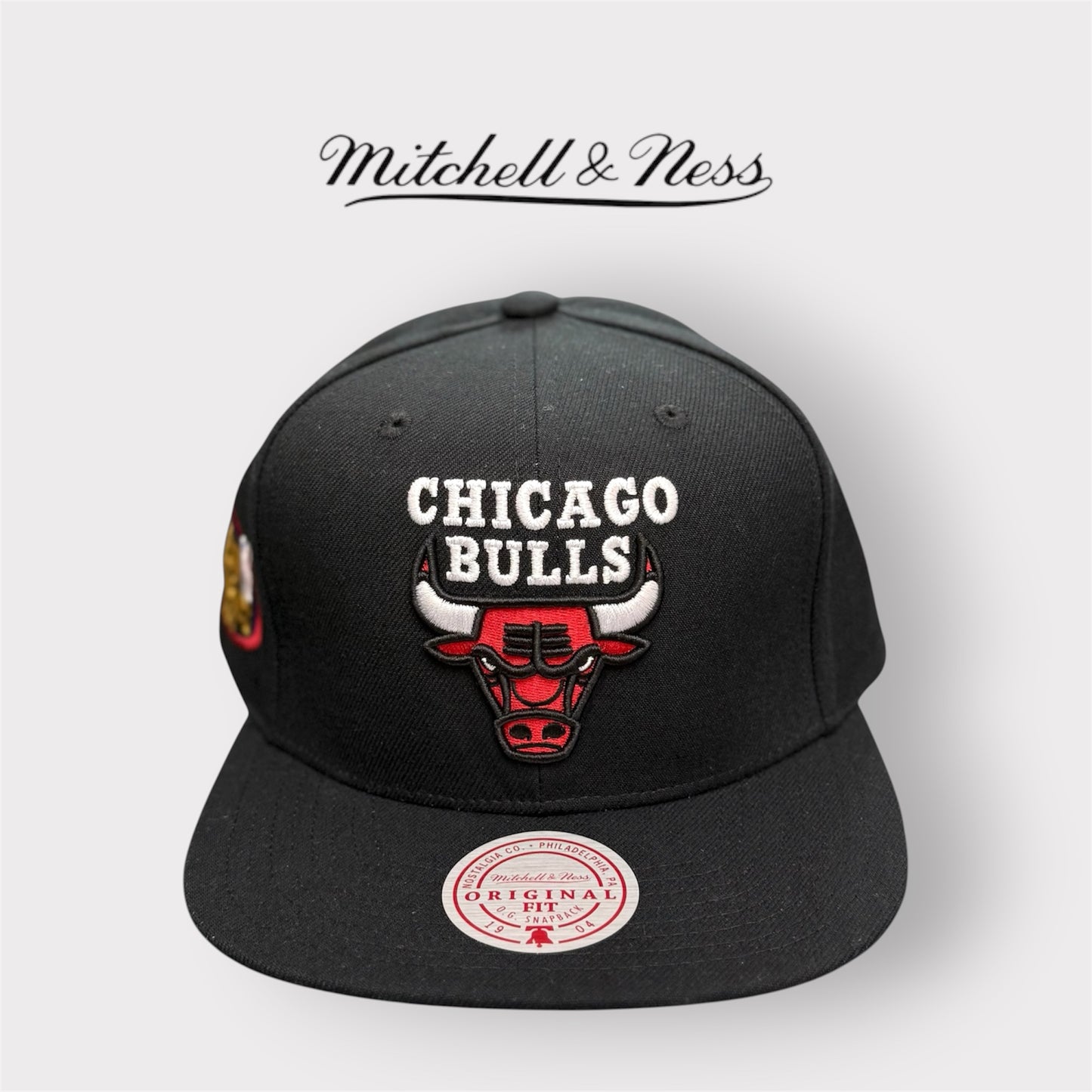 MITCHELL&NESS-Cappello CHICAGO BULLS, Col.Nero