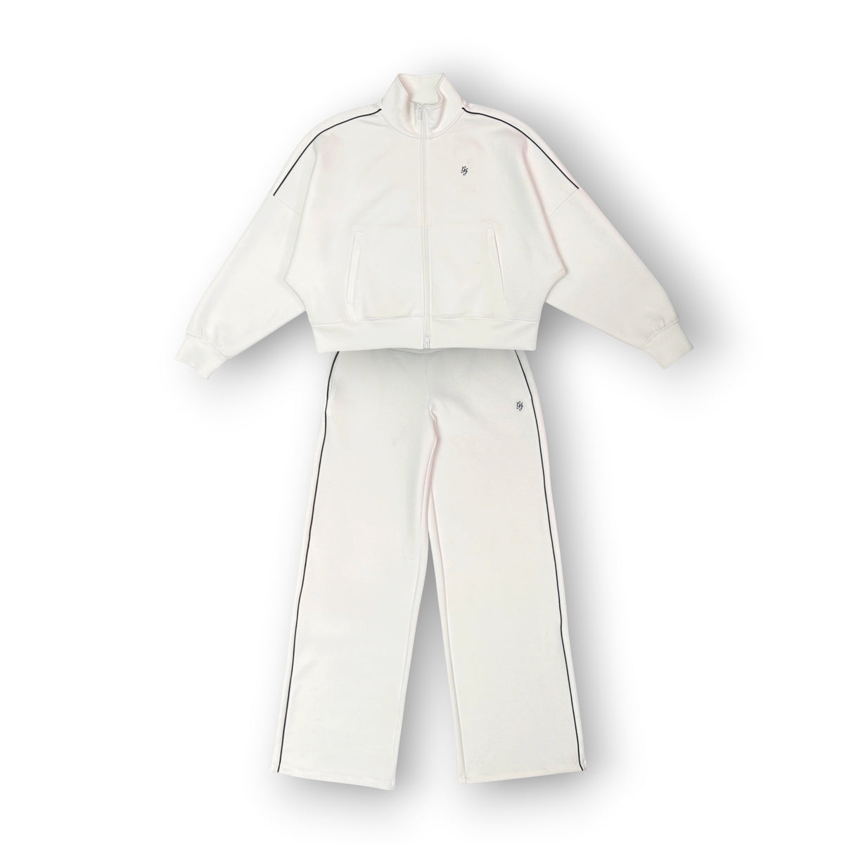 GUESS- Tuta completa Donna in neoprene, (Oversize), Col.Bianco