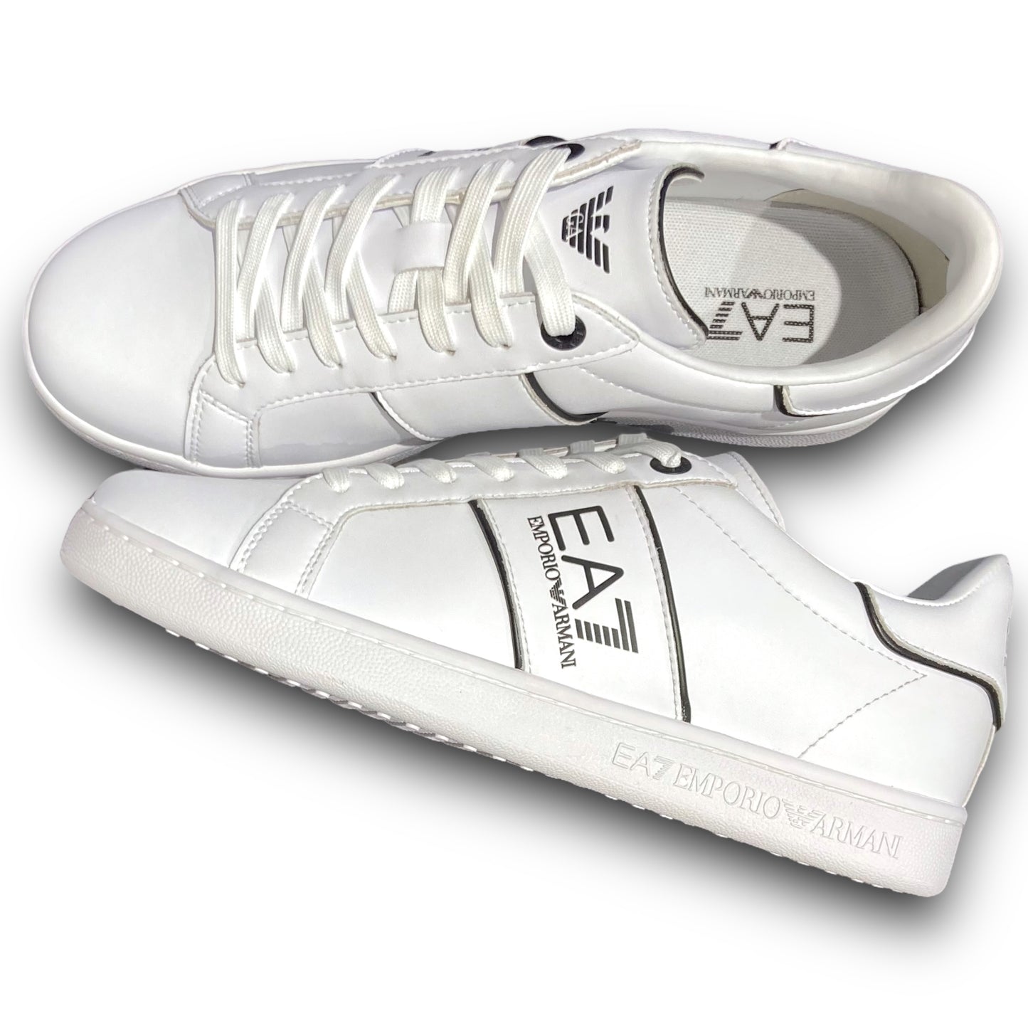 Scarpe EA7 EMPORIO ARMANI Uomo, col.Bianco/Nero, (veste grande)