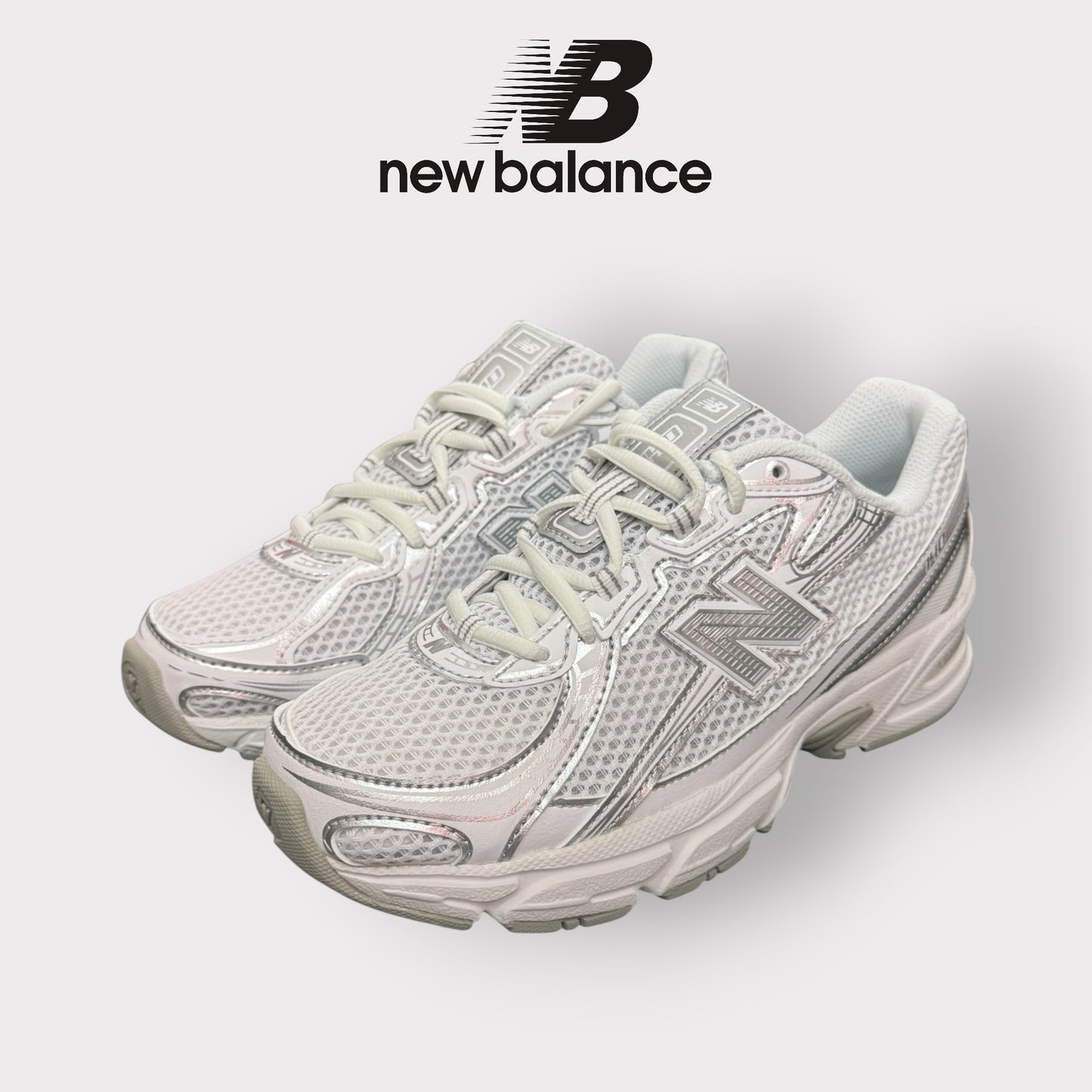 NEW BALANCE 740 - GS, Col.Bianco/Argento