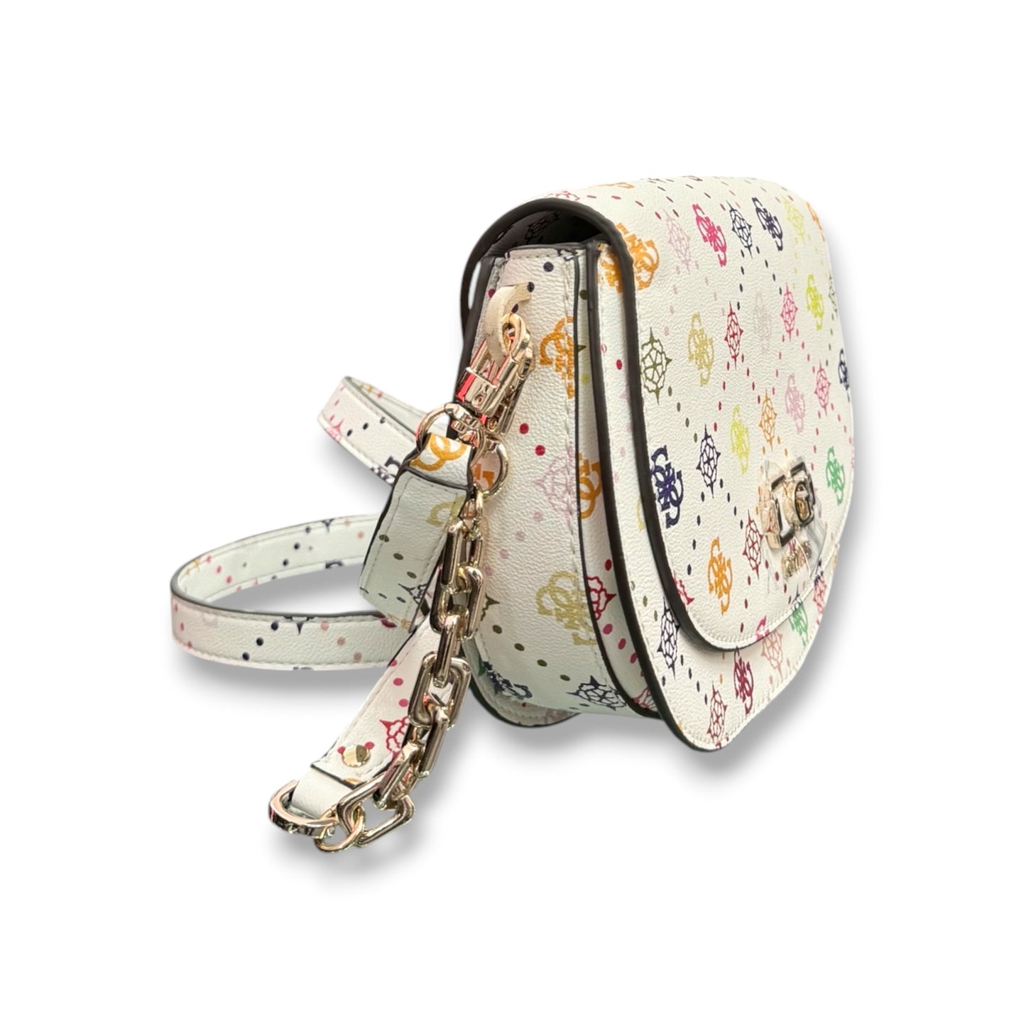 GUESS- Borsa Donna, Group:EMILIE LOGO, Col.MULTI LOGO