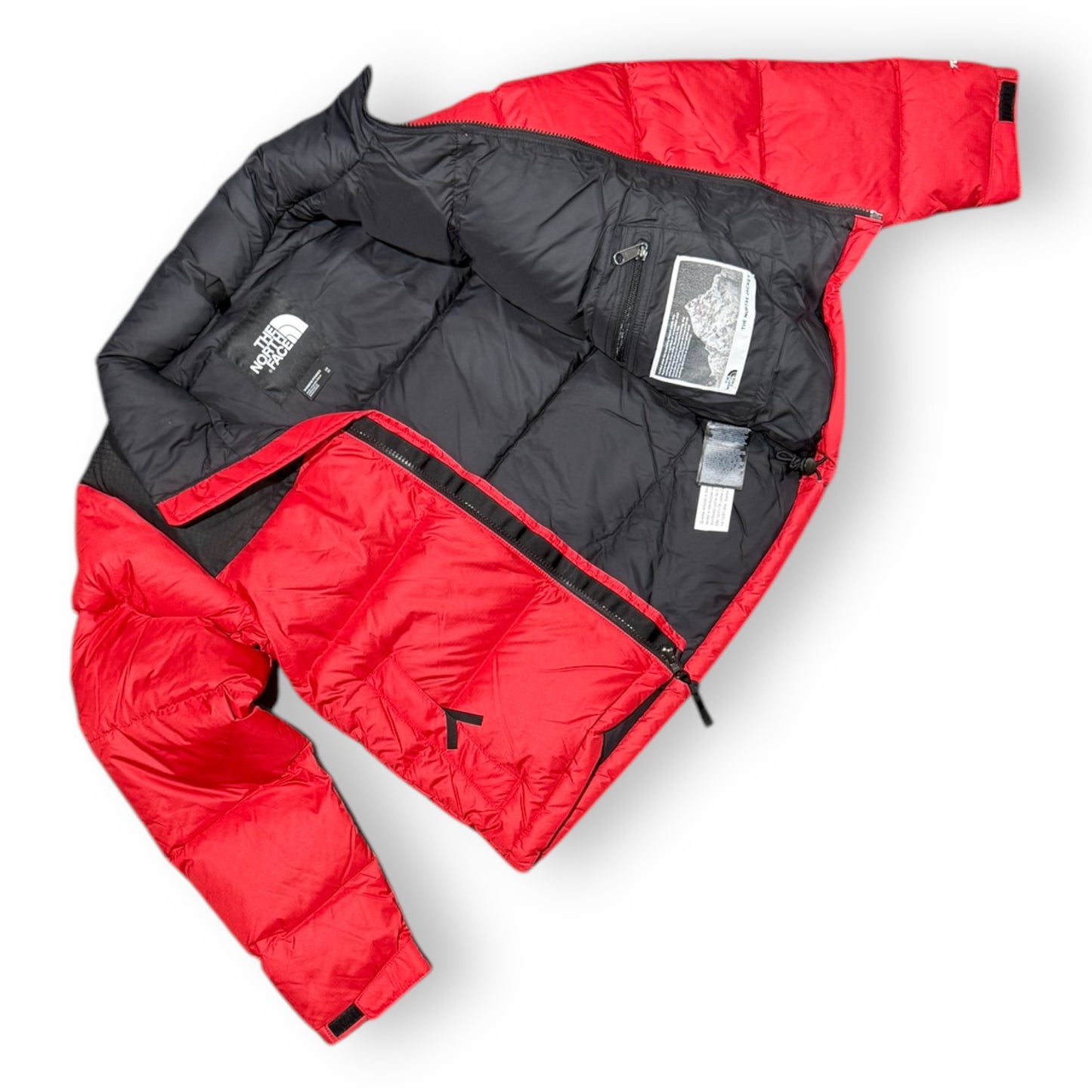 Giubbotto THE NORTH FACE 96 Retro NUPTSE , Col. Rosso/Nero