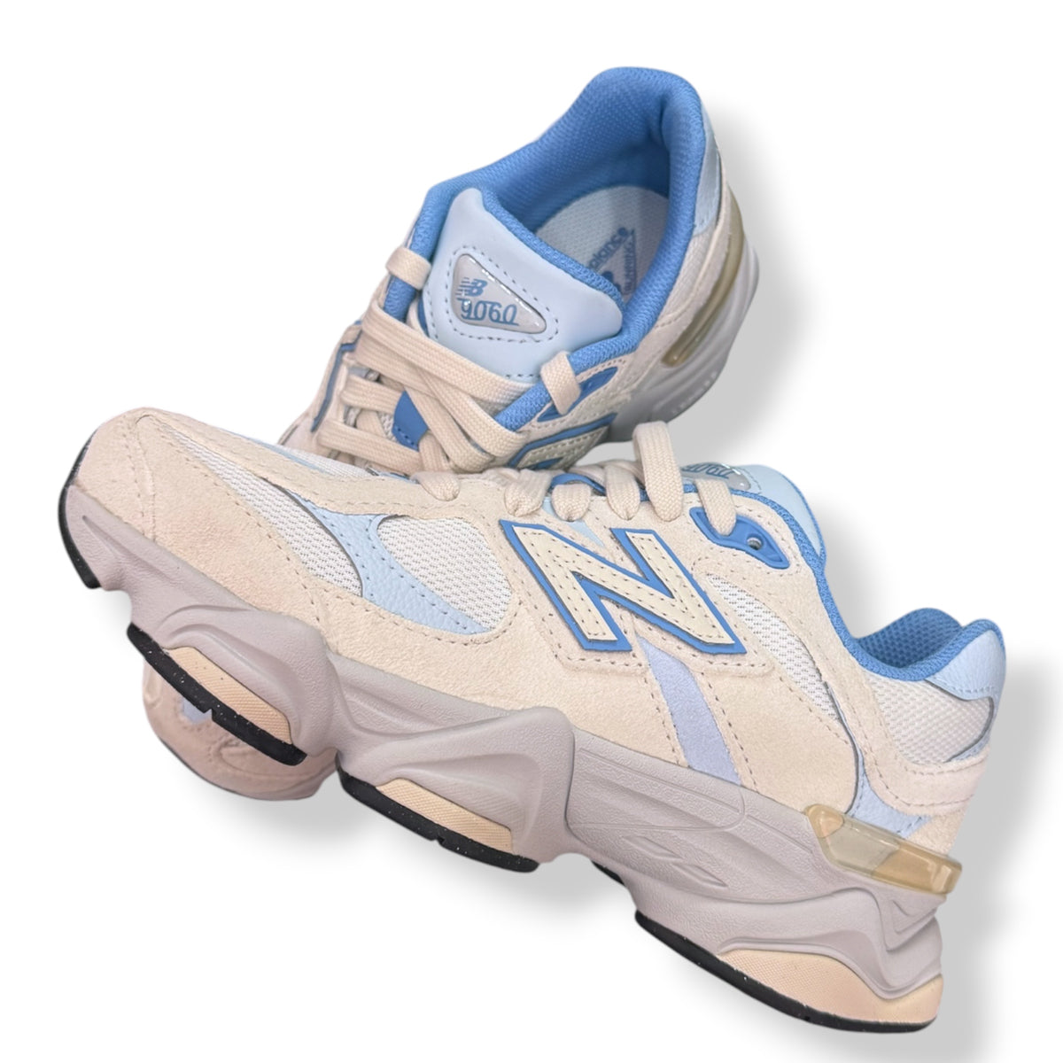 NEW BALANCE 9060 GS - Col.Panna/Azzurro