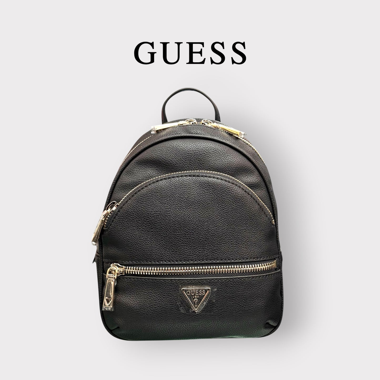 GUESS- Zaino Donna, Group:Manhattan II, (dimensione piccola), Col.Black