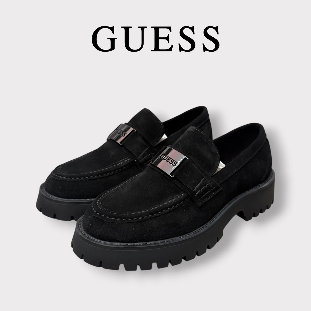 GUESS- Mocassini Uomo, col.Nero