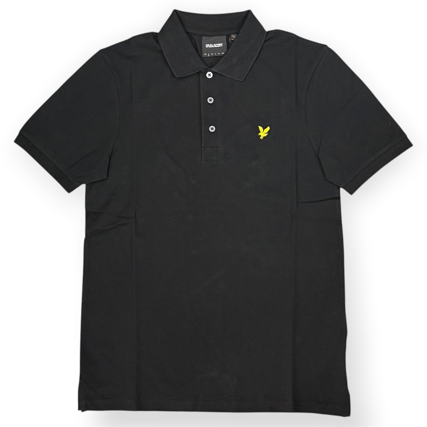 LYLE & SCOTT- Polo, Regular Fit, Col.Jet Black