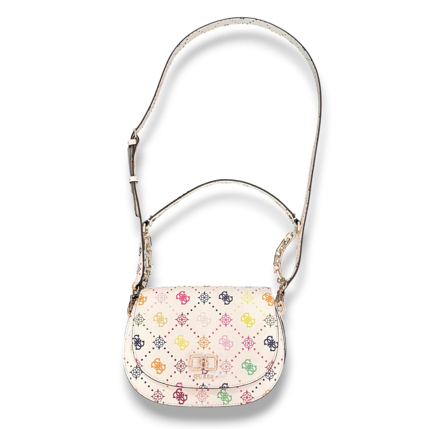 GUESS- Borsa Donna, Group:EMILIE LOGO, Col.MULTI LOGO