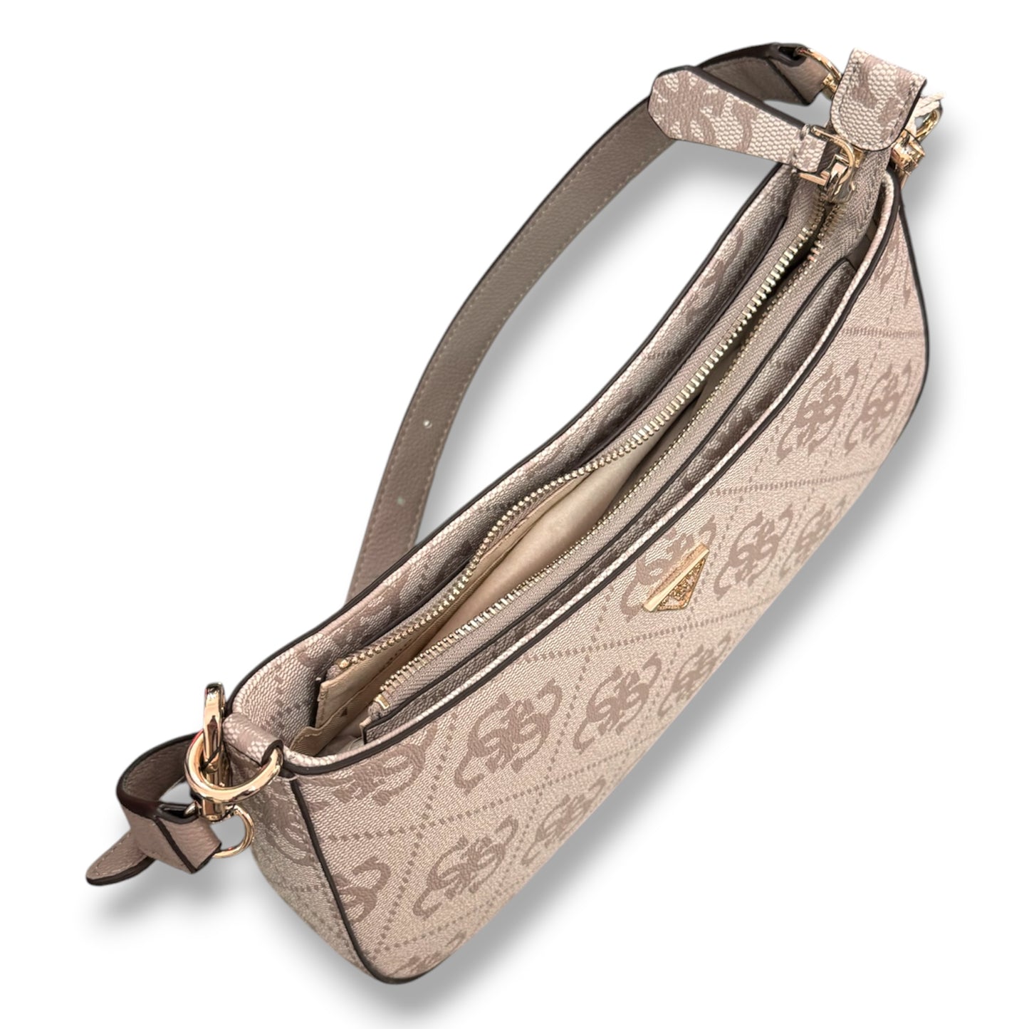 GUESS- Borsa Donna, Group:NOELLE II, Col.DARK TAUPE LOGO